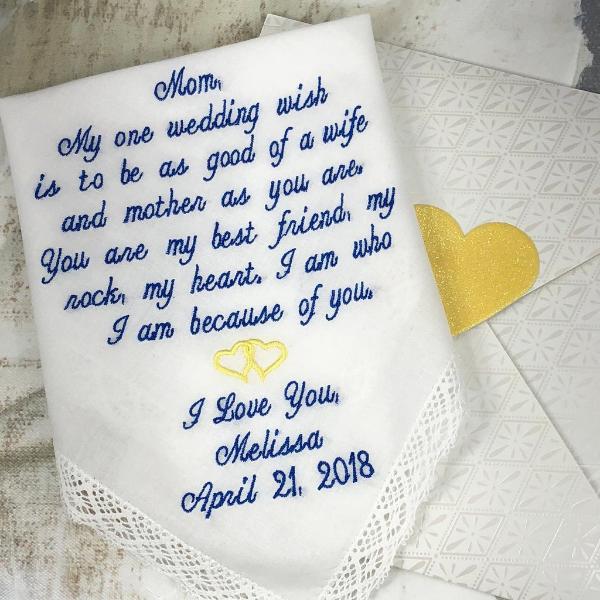 Mom, my one wedding wish is to be as good of a wife and mother as you are. You are my best friend, my rock, my heart. I am who I am because of you. I love you Melissa April 21, 2018